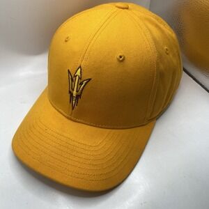 Arizona State Sun Devils Hat Strapback Yellow Adjustable Cleaned VGC Captivating